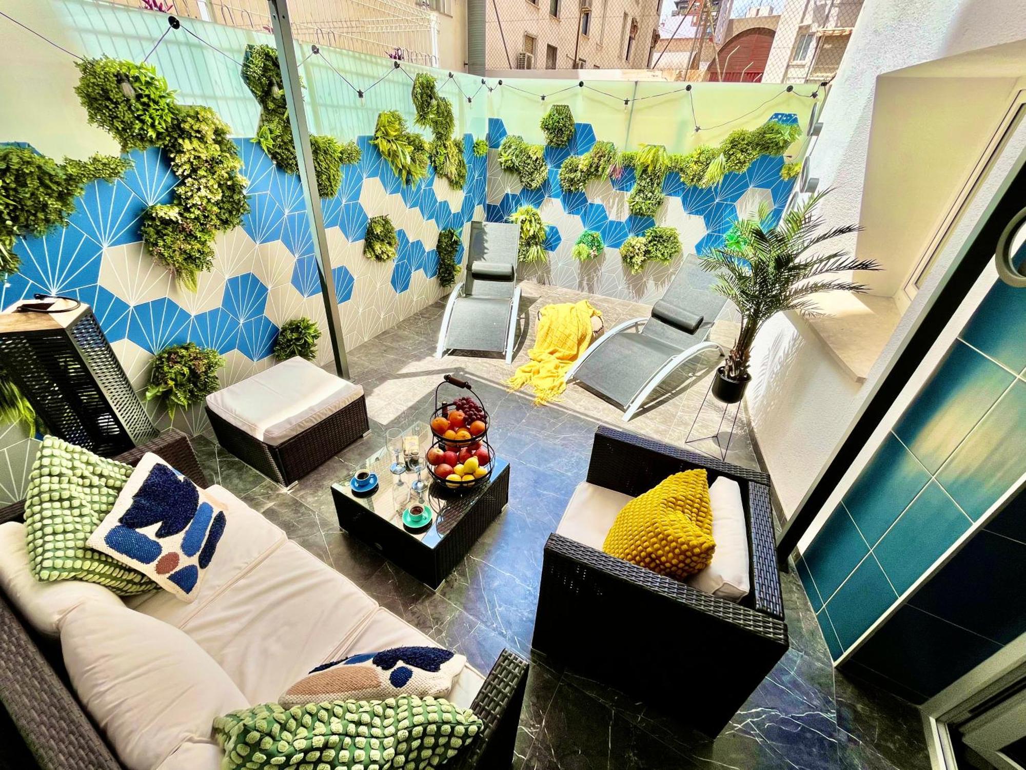 Elegante Apartamento Tres Colores Alicante Exterior foto