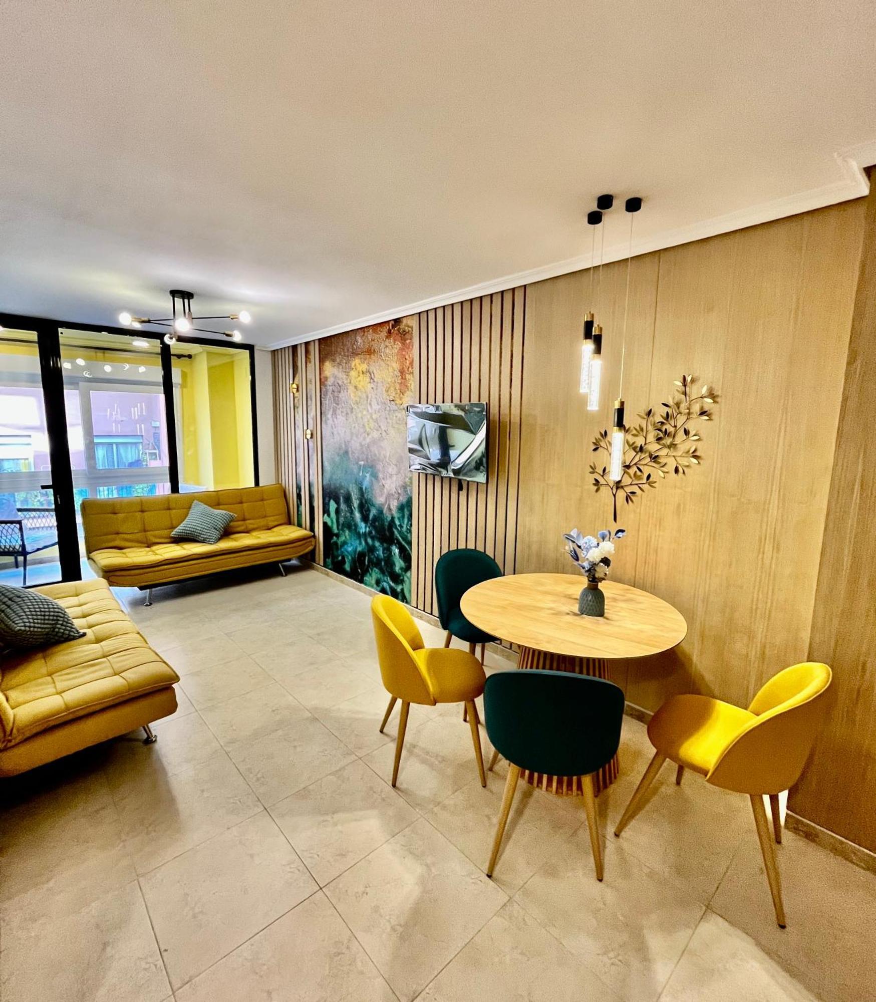 Elegante Apartamento Tres Colores Alicante Exterior foto