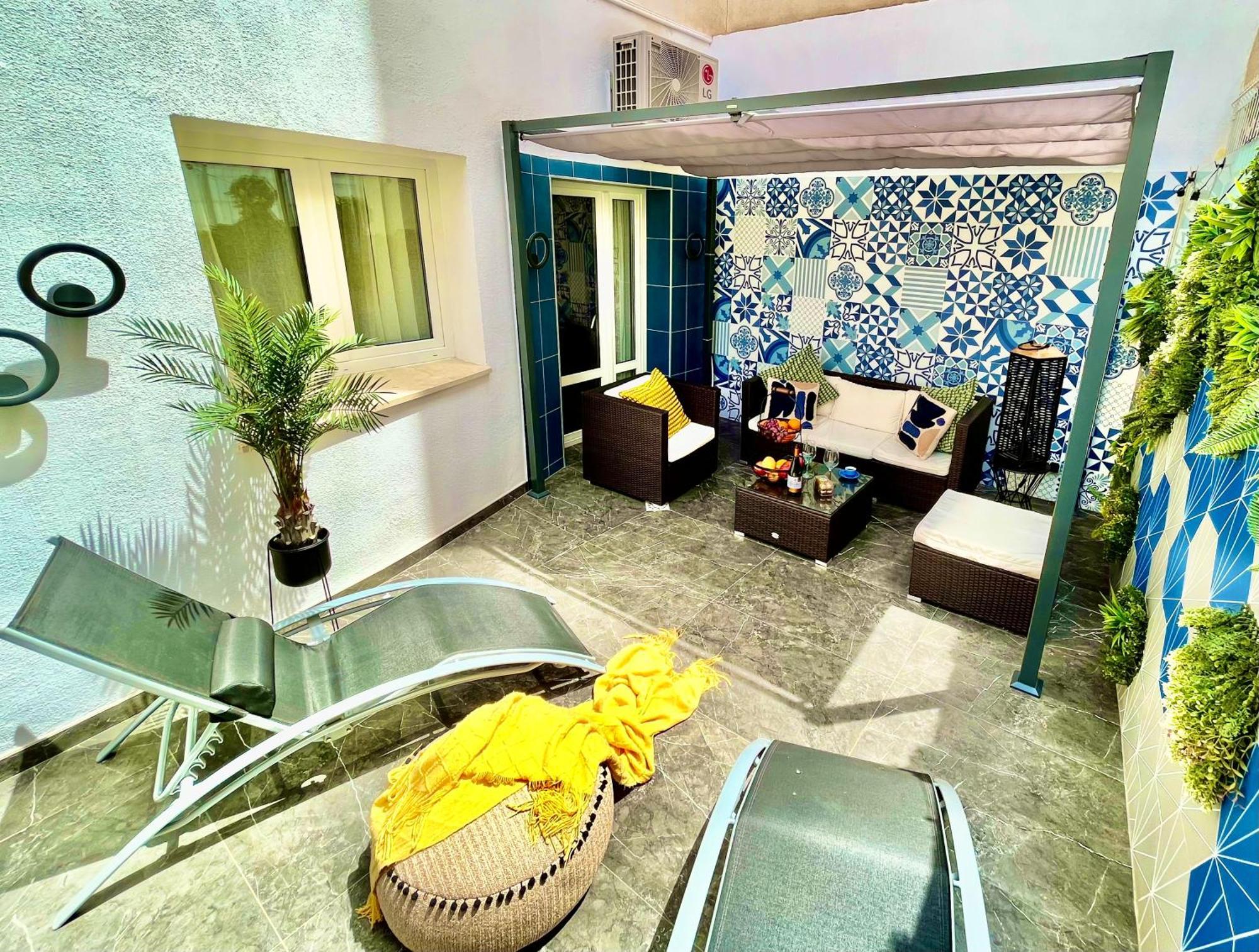 Elegante Apartamento Tres Colores Alicante Exterior foto